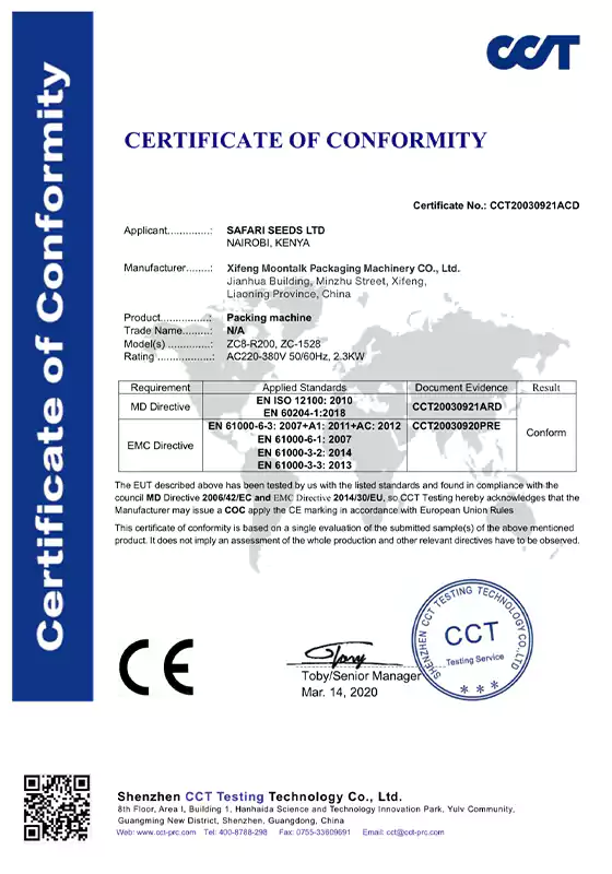 packing machine CE-MT 4