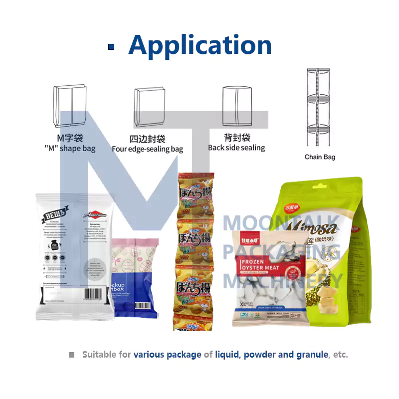 Automatic Vertical Form & Fill Seal Machine application