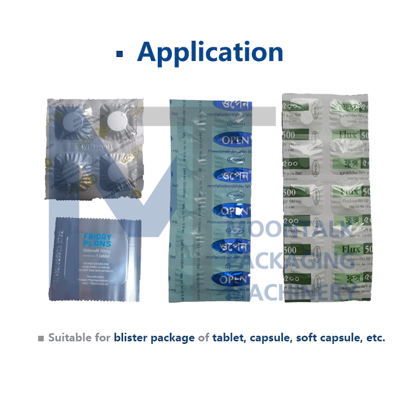 Full-automatic Strip Blister Packing Machine Application
