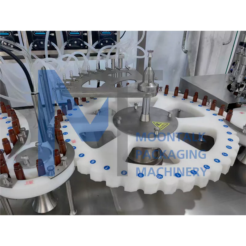 Fully automatic liquid filling machine detail 3